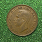 Australian 1 Cent LARGE PENNY COIN 1949 KING GEORGE VI  VG/F CONDITION