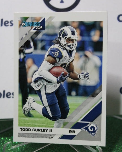 2019 PANINI DONRUSS TODD GURLEY II # 139 NFL LOS ANGELES RAMS  GRIDIRON  CARD