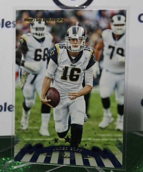 2018 PANINI DONRUSS JARED GOFF # 1998-6 NFL LOS ANGELES RAMS  GRIDIRON  CARD