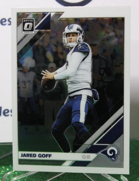 2019 PANINI DONRUSS OPTIC JARED GOFF # 53 NFL LOS ANGELES RAMS  GRIDIRON  CARD