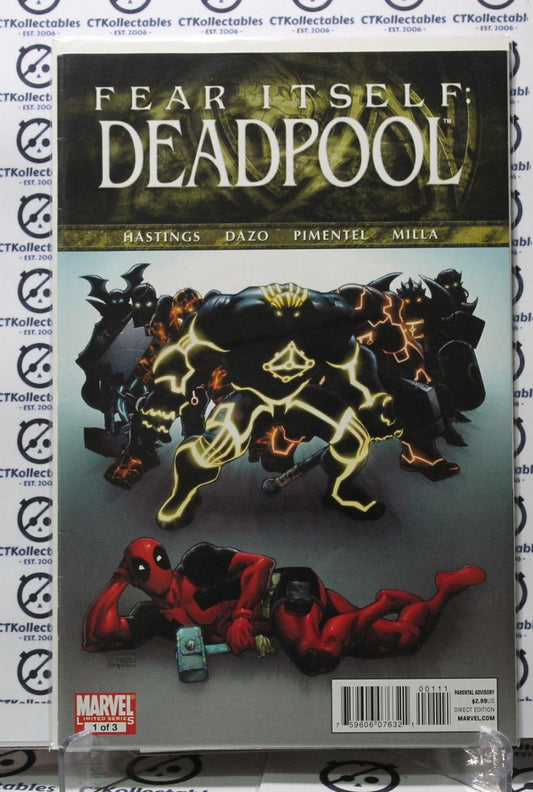 FEAR ITSELF : DEADPOOL # 1  MARVEL  COMIC BOOK  MATURE READERS  2011