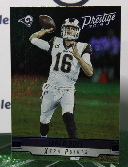 2019 PANINI PRESTIGE JARED GOFF # 16 BLUE NFL LOS ANGELES RAMS  GRIDIRON  CARD