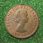 Australian 1 Cent LARGE PENNY COIN 1958 Queen Elizabeth F/VF CONDITION