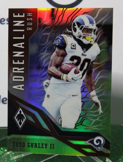 2018 PANINI PHOENIX TODD GURLET II # 5  ADRENALINE RUSH RED 029/299 NFL LOS ANGELES RAMS  GRIDIRON  CARD