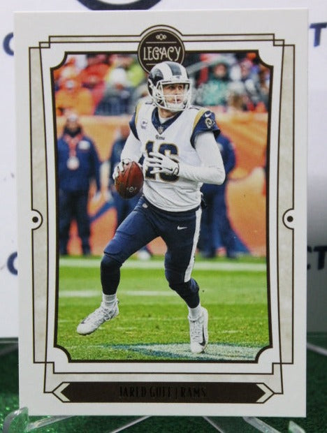 2019 PANINI LEGACY JARED GOFF # 58 NFL LOS ANGELES RAMS  GRIDIRON  CARD