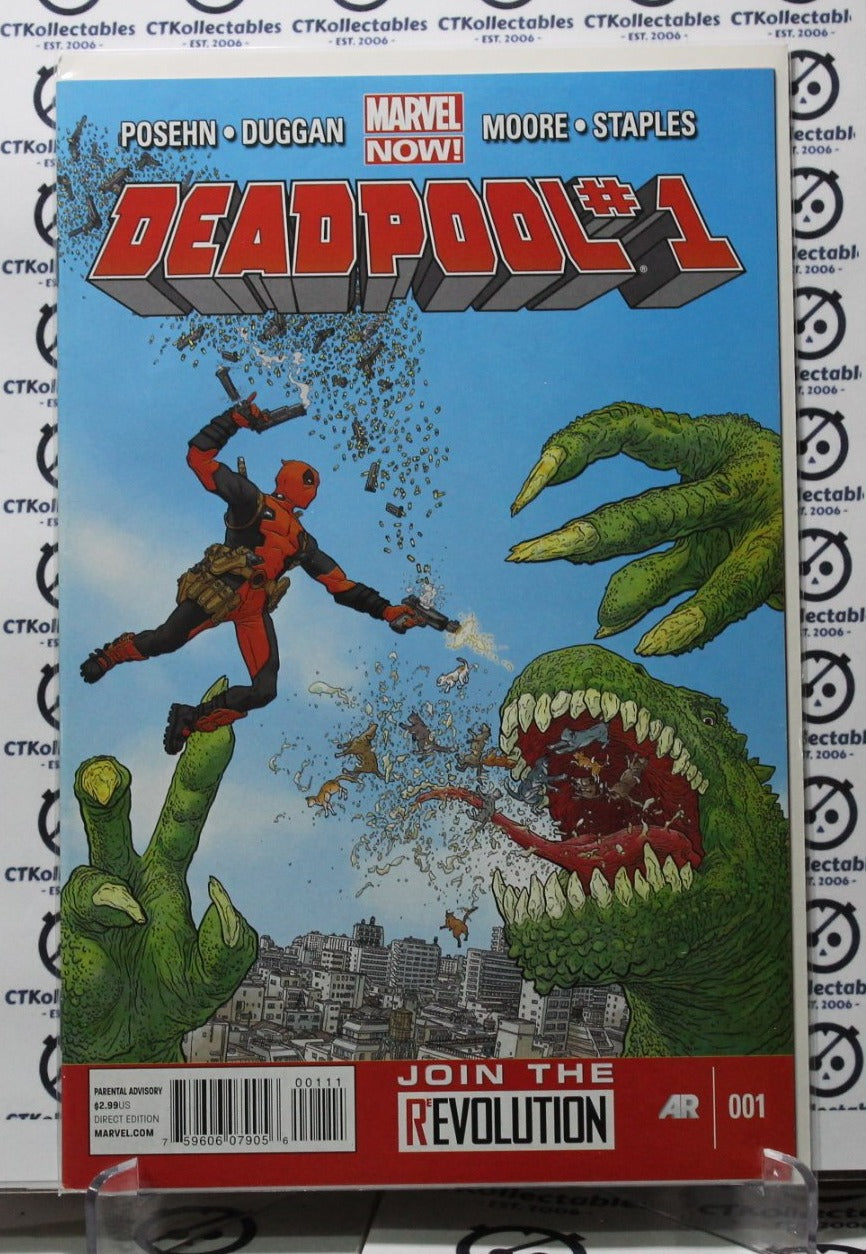 DEADPOOL # 1 JOIN THE REVOLUTION 001  MARVEL COMIC BOOK  MATURE READERS  2013