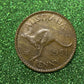 Australian 1 Cent LARGE PENNY COIN 1951  KING GEORGE VI  VG/F CONDITION