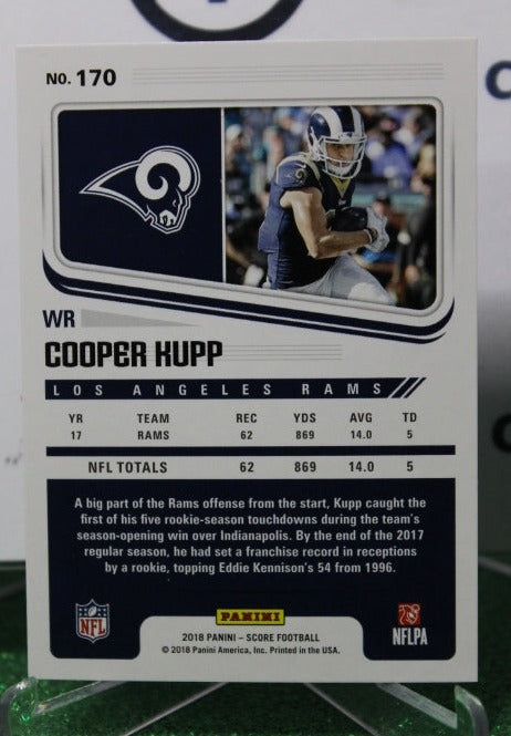 2018 PANINI SCORE COOPER HUPP # 170 NFL LOS ANGELES RAMS  GRIDIRON  CARD