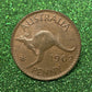 Australian 1 Cent LARGE PENNY COIN 1962 Queen Elizabeth VG/F CONDITION