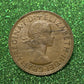 Australian 1 Cent LARGE PENNY COIN 1962 Queen Elizabeth F/VF CONDITION