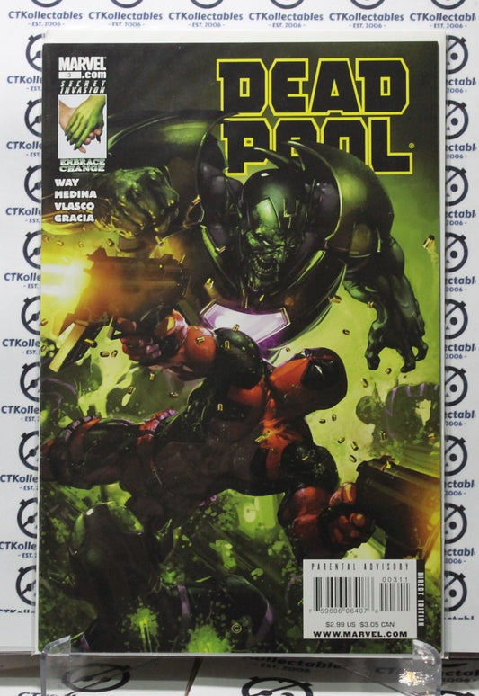 DEADPOOL # 3 ONE OF US MARVEL COMIC BOOK MATURE READERS  2008