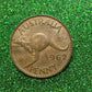 Australian 1 Cent LARGE PENNY COIN 1962 Queen Elizabeth F/VF CONDITION