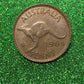 Australian 1 Cent LARGE PENNY COIN 1964 Queen Elizabeth F/VF CONDITION