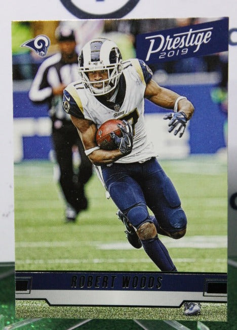 2019 PANINI PRESTIGE ROBERT WOODS # 26 NFL LOS ANGELES RAMS  GRIDIRON  CARD