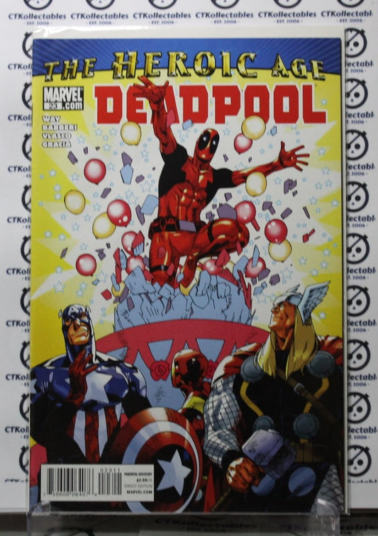 DEADPOOL # 23 THE HEROIC AGEMARVEL COMIC BOOK MATURE READERS 2010