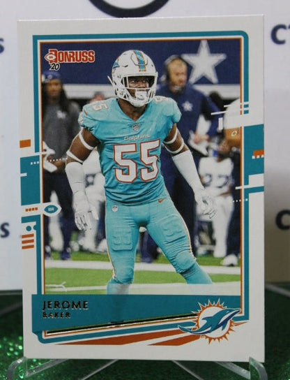 2020 PANINI DONRUSS JEROME BAKER # 154 NFL MIAMI DOLPHINS GRIDIRON  CARD