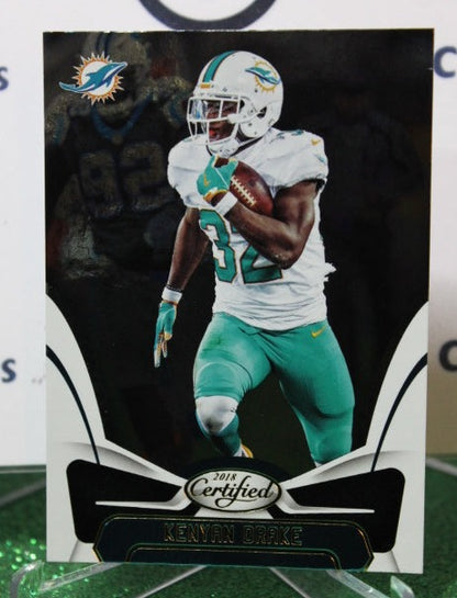 2018 PANINI CERTIFIED KENYAN DRAKE # 40 NFL MIAMI DOLPHINS GRIDIRON  CARD