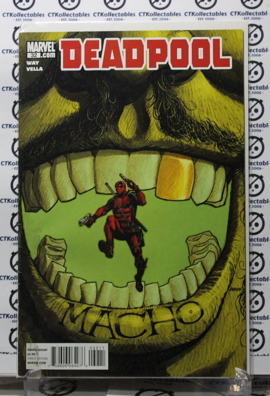 DEADPOOL # 32 BADASS   MARVEL COMIC BOOK MATURE READERS 2011