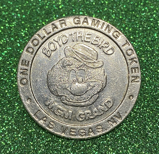 UNITED STATES CASINO ONE DOLLAR GAMING TOKEN COIN VF/VF+ CONDITION  LAS VEGAS NV 1993