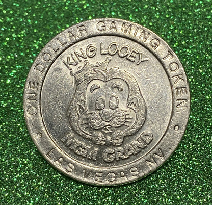 UNITED STATES CASINO ONE DOLLAR GAMING TOKEN COIN VF/VF+ CONDITION  LAS VEGAS NV 1993