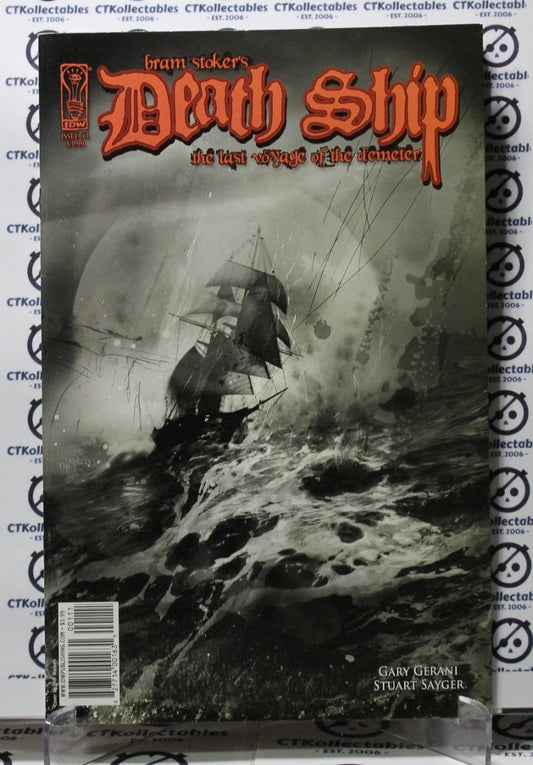 DEATH SHIP # 1 THE LAST VOYAGE OF THE DEMETER BRAM STOKER IDW COMICS  COMIC BOOK 2010