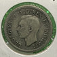 CANADIAN 1938 DIME 10 CENTS SILVER COIN KING GEORGE VI (G / VG)
