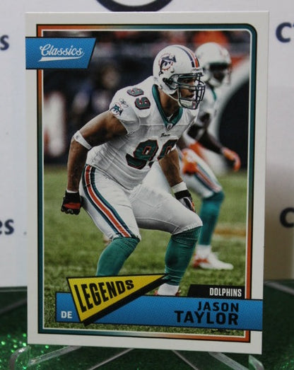 2018 PANINI CLASSICS JASON TAYLOR # 145 NFL MIAMI DOLPHINS GRIDIRON  CARD