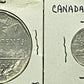CANADIAN 1951 COMMEMORATIVE NICKEL 5 CENTS TOKEN COIN GEORGE VI (VF+/UNC)