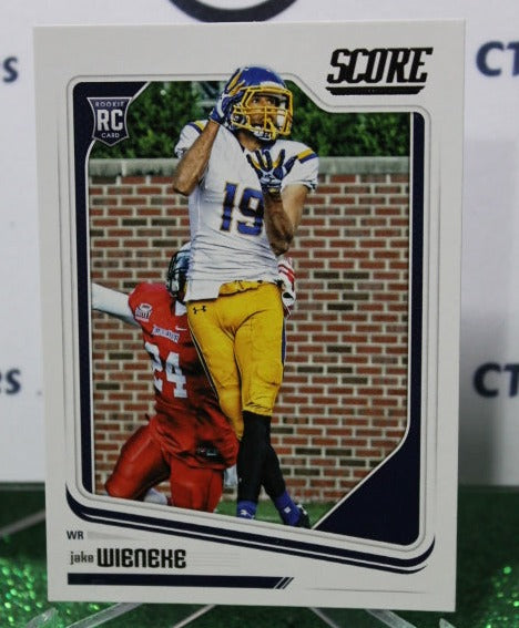 2018 PANINI SCORE JAKE WIENEKE # 413 DRAFT ROOKIE NFL MINNESOTA VIKINGS GRIDIRON  CARD