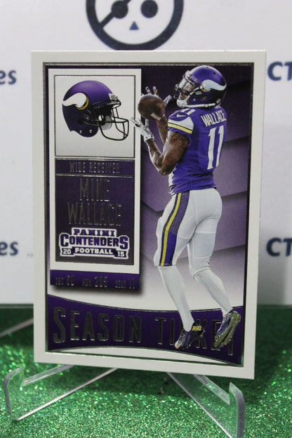 2015 PANINI CONTENDERS MIKE WALLACE # 72 NFL MINNESOTA VIKINGS GRIDIRON  CARD
