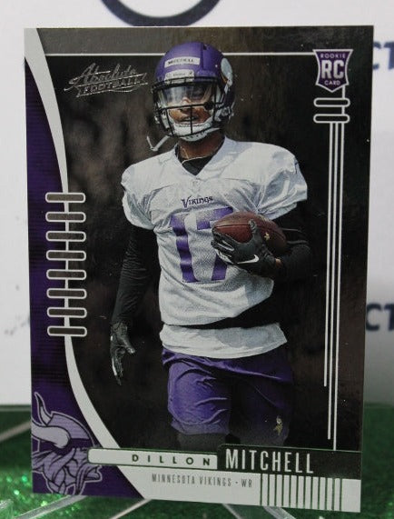 2019 PANINI ABSOLUTE DILLON MITCHELL # 171 ROOKIE NFL MINNESOTA VIKINGS GRIDIRON  CARD