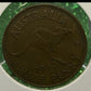 Australian HALF PENNY COIN 1942 KING GEORGE VI ( VG/F ) CONDITION