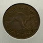 Australian HALF PENNY COIN 1953 Queen Elizabeth VG/F CONDITION