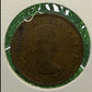 Australian HALF PENNY COIN 1954 Queen Elizabeth VG/F CONDITION