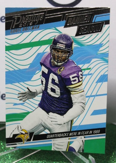 2019 PANINI PRESTIGE CHRIS DOLEMAN # BS-CD BANNER SEASON NFL MINNESOTA VIKINGS GRIDIRON  CARD