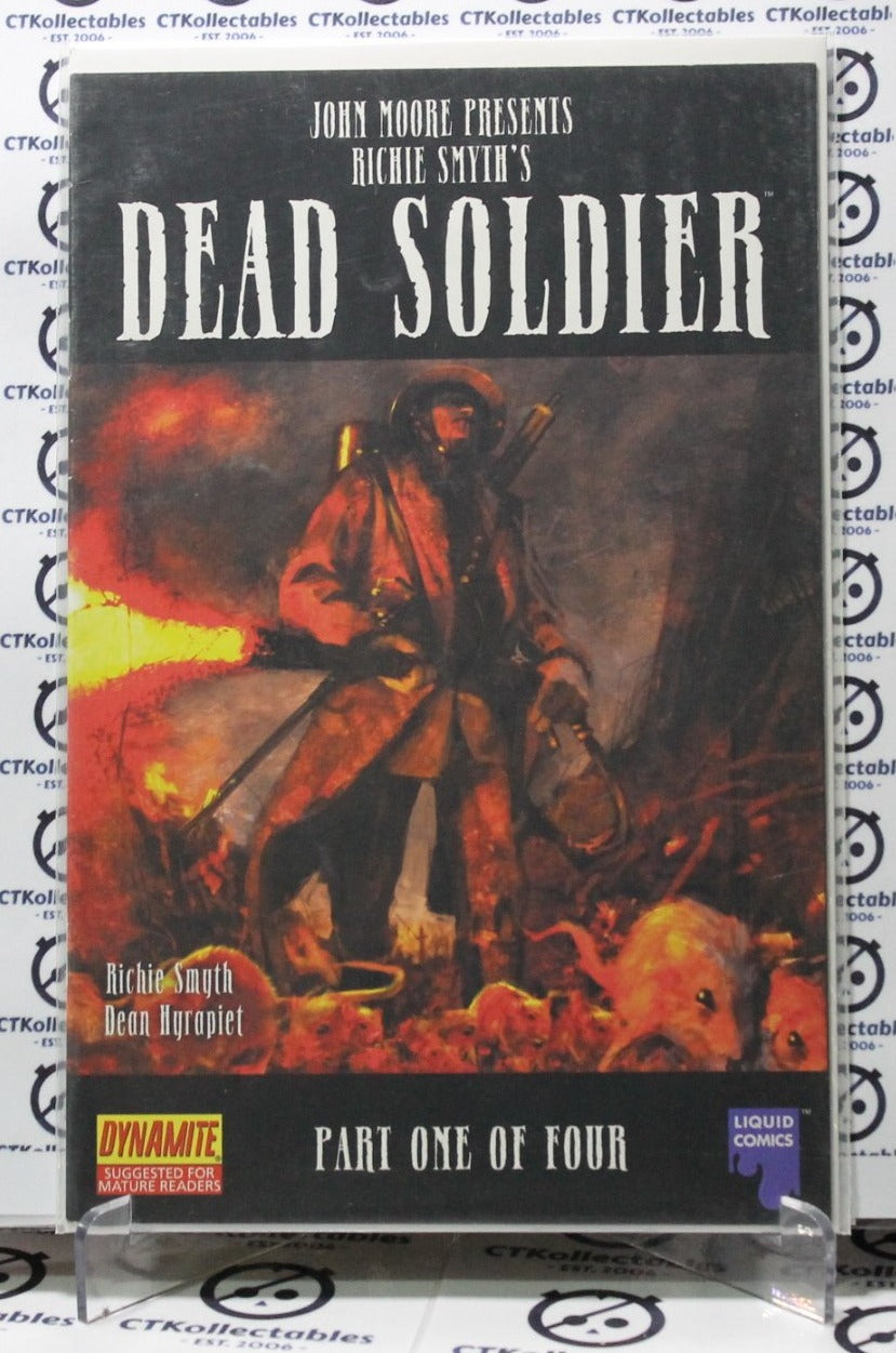 JOHN MOORE PRESENTS DEAD SOLDIER # 1 DYNAMITE COMICS  2010 WAR COMIC BOOK