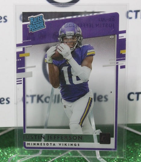 2020 PANINI DONRUSS JUSTIN JEFFERSON # RR-JUJ ROOKIE NFL MINNESOTA VIKINGS GRIDIRON  CARD