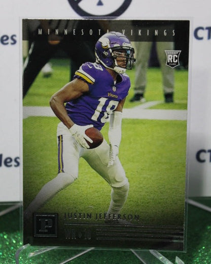 2020 PANINI CHRONICLES JUSTIN JEFFERSON # PA-23 ROOKIE NFL MINNESOTA VIKINGS GRIDIRON  CARD