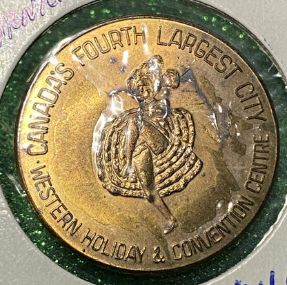 CANADIAN  TOKEN COIN EDMONTON CAPITAL OF ALBERTA CITY HALL (AU/UNC)
