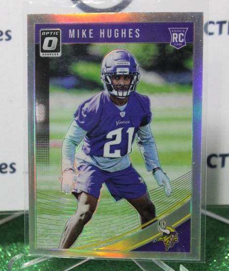 2018 PANINI DONRUSS OPTIC MIKE HUGHES # 122 ROOKIE NFL MINNESOTA VIKINGS GRIDIRON  CARD