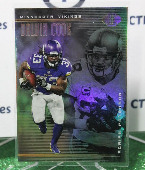 2018 PANINI ILLUSIONS DALVIN COOK # 48 NFL MINNESOTA VIKINGS GRIDIRON  CARD