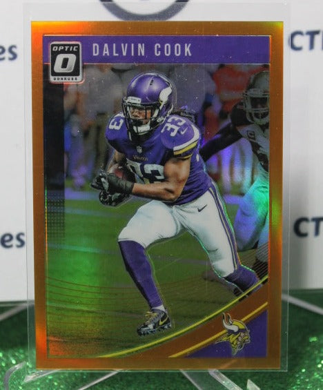 2018 PANINI DONRUSS OPTIC DALVIN COOK # 63 ORANGE 142/199 NFL MINNESOTA VIKINGS GRIDIRON  CARD