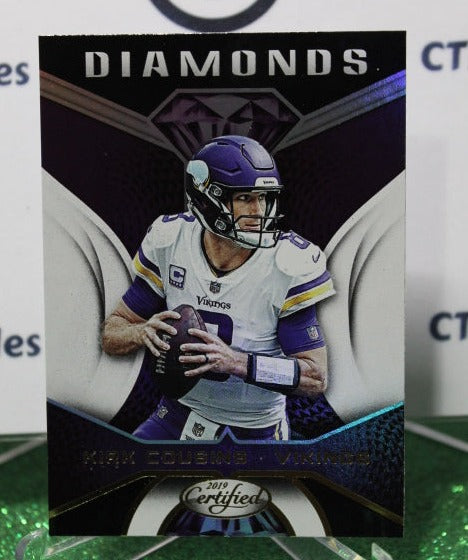 2019 PANINI CERTIFIED KIRK COUSINS # DI-KC  DIAMONDS NFL MINNESOTA VIKINGS GRIDIRON  CARD