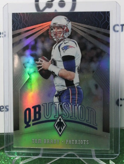 2018 PANINI PHOENIX TOM BRADY # 1 QB VISION NFL NEW ENGLAND PATRIOTS GRIDIRON  CARD