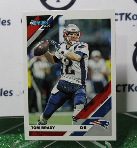 2019 PANINI DONRUSS TOM BRADY # 162 NFL NEW ENGLAND PATRIOTS GRIDIRON  CARD