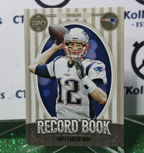 2019 PANINI LEGACY TOM BRADY # RB-TB RECORD BOOK NFL NEW ENGLAND PATRIOTS GRIDIRON  CARD