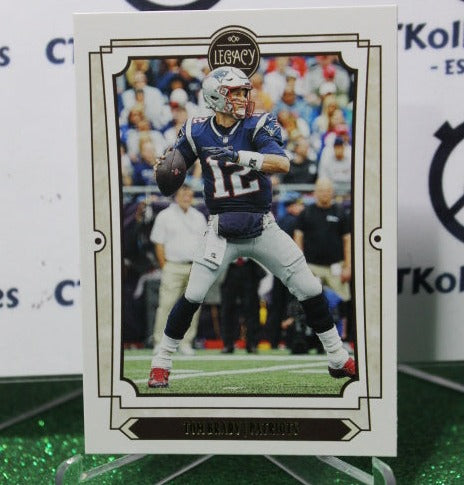 2019 PANINI LEGACY TOM BRADY # 68 NFL NEW ENGLAND PATRIOTS GRIDIRON  CARD