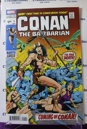 CONAN THE BARBARIAN # 1 FACSIMILE REPRINT MARVEL  NM/VF COMIC BOOK 2022