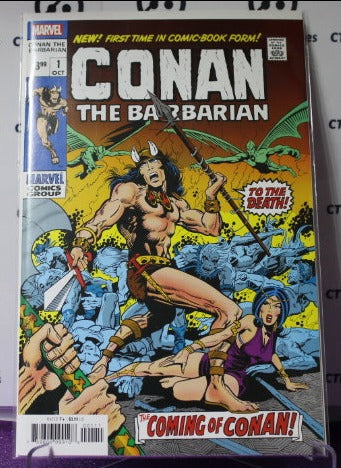 CONAN THE BARBARIAN # 1 FACSIMILE REPRINT MARVEL  NM/VF COMIC BOOK 2022