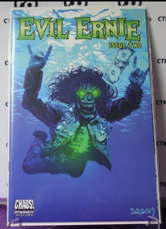 EVIL ERNIE # 2 VARIANT NIRVANA COVER NM / VF CHAOS/DYNAMITE COMICS MATURE READERS  2022